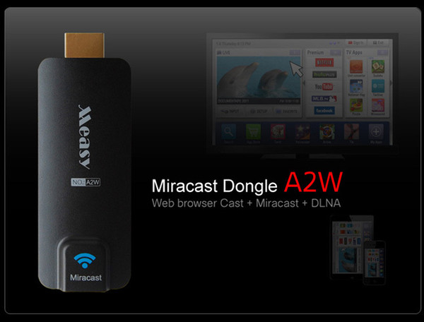 Measy A2W Miracast Wifi Display HDMI TV Stick Wireless Receiver DLNA Ezcast Airplay Streaming Media For Android IOS Windows