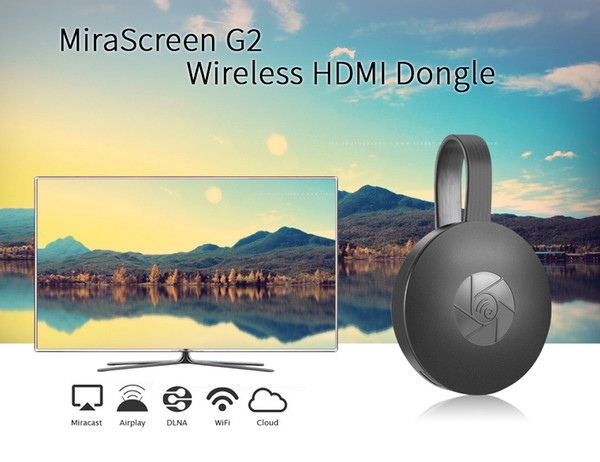 New MiraScreen G2 G2-4 TV Stick Dongle Anycast Crome Cast HDMI WiFi Display Receiver Miracast Google Chromecast 2 Mini PC Android TV by DHL