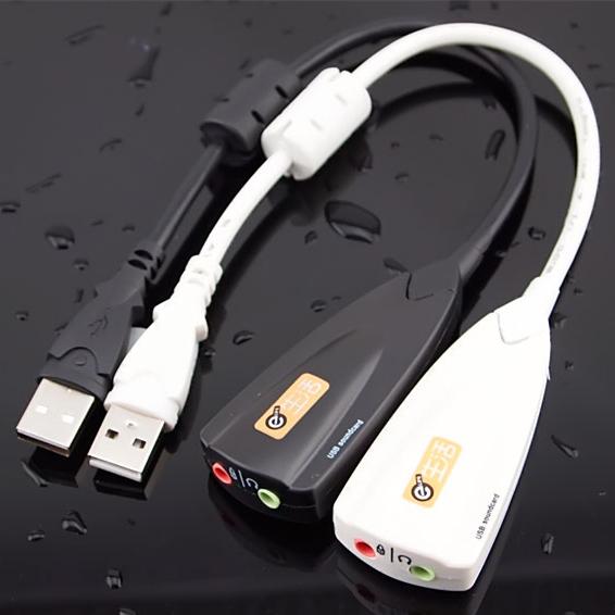 New 7.1 External USB Sound Card Audio Adapter USB To 3D CH Virtual Channel Sound Track New 7.1 External USB Sound Card