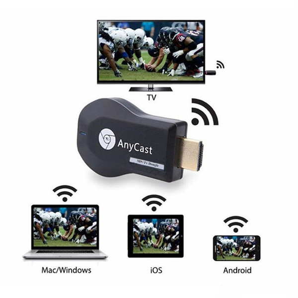 HD TV Stick AnyCast M9 Plus For Chromecast Youtube Netflix 1080P Wireless WiFi Display TV Dongle Receiver DLNA Miracast For Phone Tablet PC