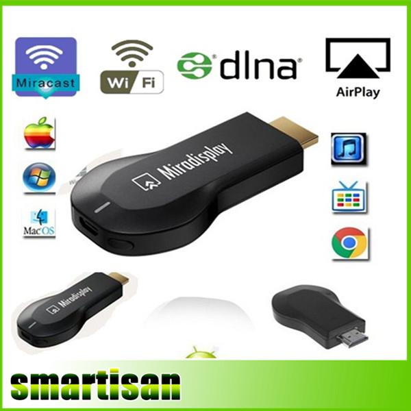 Miradisplay MiraScreen OTA TV Stick Dongle Better Than EZCAST EasyCast Wi-Fi Display Receiver DLNA Airplay Miracast Airmirroring Chromecast