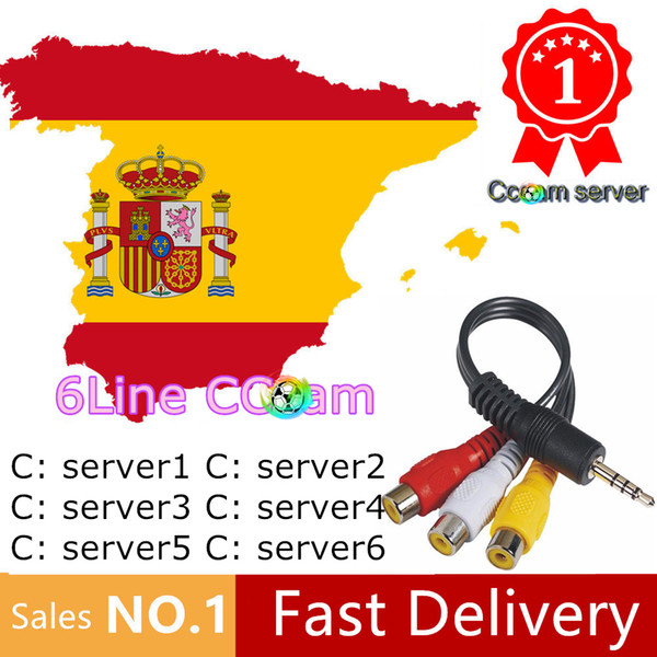 HD DVB-S2 6 lines Clines for 1 Year Europe support Satellite TV Receiver GTmedia V8 Nova V7S V9 Freesat V7 Ccam IT ES PL DE