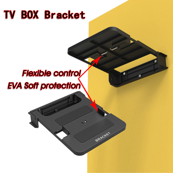 Holder for Android TV Box Wall Mount Set Top Box Bracket 90 Degree Adjust Stand Mount for Router all kinds Smart TV Box