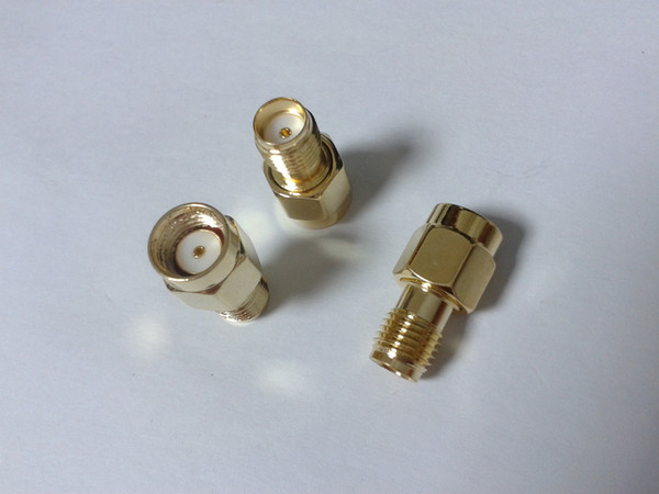 100 pcs RF coaxial adapter connector SMA female jack to RP-SMA male jack center