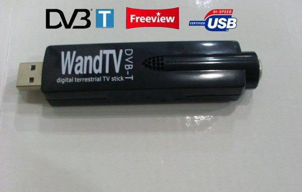 USB DVB-T RECEIVER WANDTV DVB T Digital TV Tuner,Stick Support H2.64 Mpeg4 Mini USB Reciever Full of HD Black Color With Remote Control