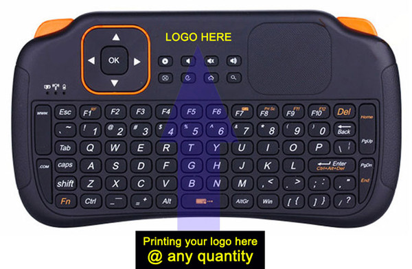 1pcs S1 92keys 2.4G mini wireless keyboard remoters combo controller air fly mouse keyboard with touchpad touch panel TV box PC IPTV