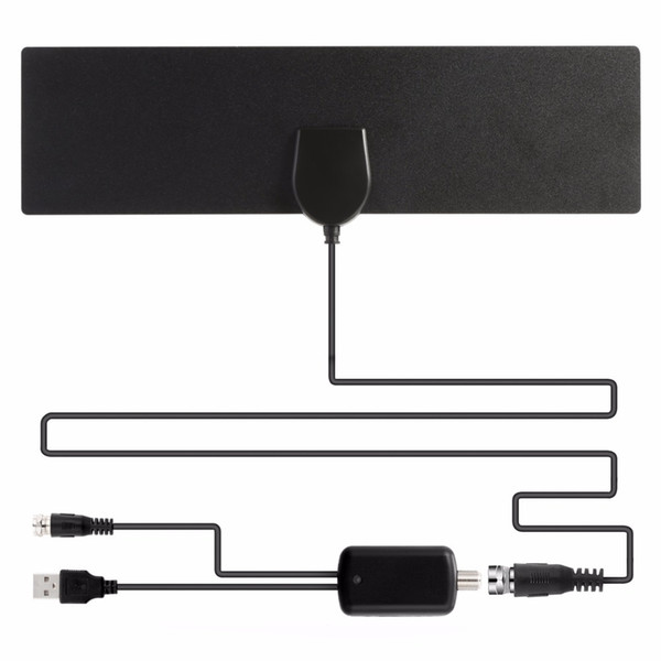 Version TV Antenna, Indoor Digital HDTV Antenna Amplified 50 Mile Range 4K HD VHF UHF Freeview for Life Local Channels Broadcast