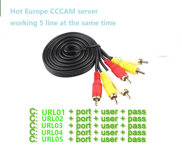 Europe cccam servers 1 year Europe 5 cline HD account for Spain UK Germany French Italy Poland Satellite Decoder IKS working on DVB-S2