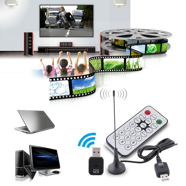 USB DVB-T Digital TV Receiver Tuner Stick Dongle OSD MPEG-2 MPEG-4 For Laptop PC