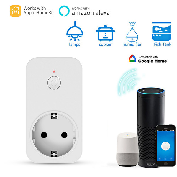 Timethinker Smart WiFi Socket for Apple Homekit AU US EU UK Plug Work for ALexa Google Home APP Siri Voice Remote Control Outlet