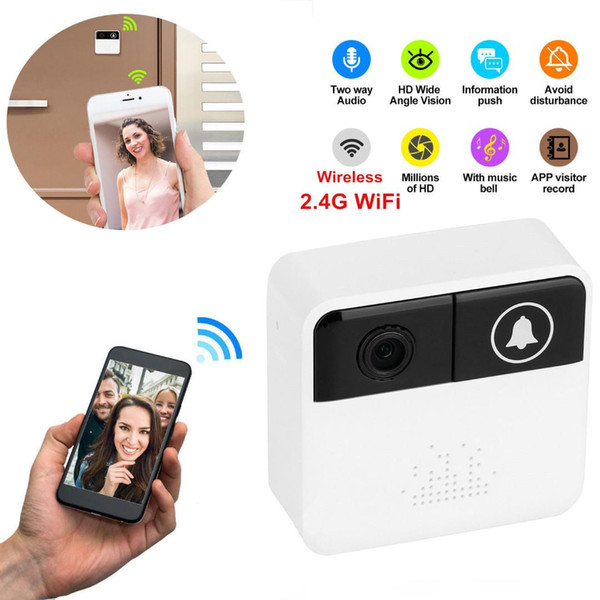 Smart Home Wifi Visual Ring Video Camera Doorbell Wireless HD Ring Night Vision Security System Automation Modules Homekit