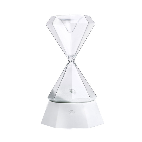 Colorful USB Diamond Hourglass Tactile Night Lamp Tabletop Decorations Valentine's Day Gift Light