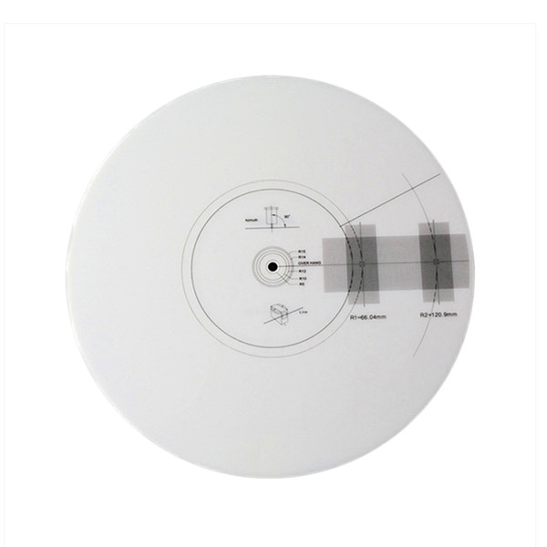 Professional LP Vinyl Pickup Calibration / Distance Gauge Protractor Adjustment Tool Adjustment Ruler Turntable Accessories