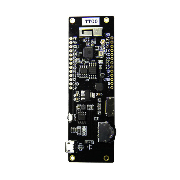 Ttgo T-Cell Wifi & Bluetooth Module 18650 Battery Holder Seat 2A Fuse Esp32 4 Mb Spi Flash 4 Mb Psram Micropython