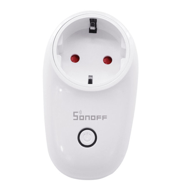 SONOFF S26 Smart Socket Electrical Sockets Plugs Adaptors WiFi Wall Socket with Outlet Light Switch For Home Safety