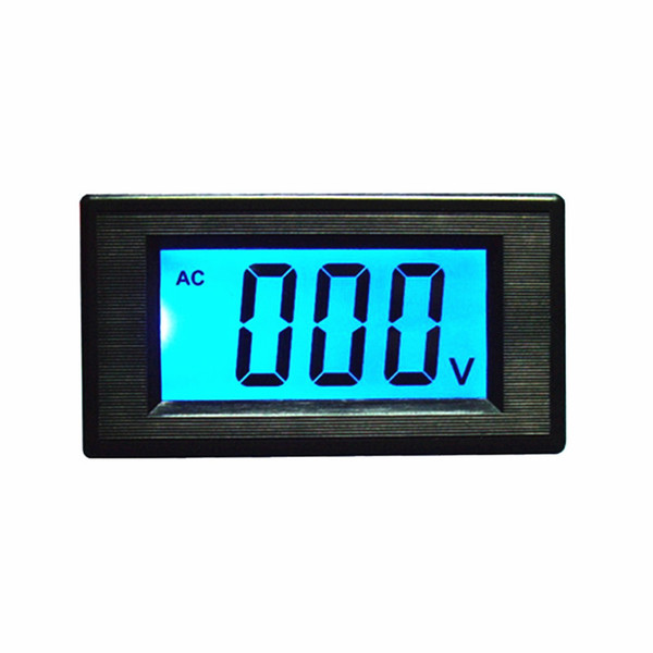 High Quality AC80-500V two-wire LCD Digital Display AC Voltage Meter/Voltmeter AC220V 380V