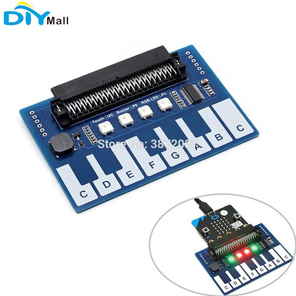 Mini Piano Module Expansion Board Capacitive Touch Controller TTP229 I2C Interface for Micro:bit Microbit Touch Keys Play Music