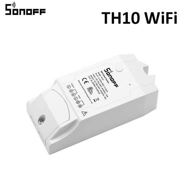 SONOFF TH10 WiFi Smart Switch Temperature Sensor Humidity Monitor Wireless Smart Switch Home Automation System Remote Controller