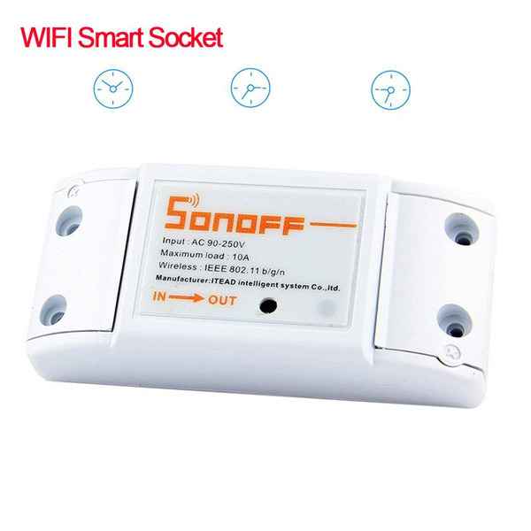 2016 New DIY WIFI Smart Socket Sonoff Intelligent Timer Switch Wireless Smart Plug VS Orvibo S20 Mi Smart Socket