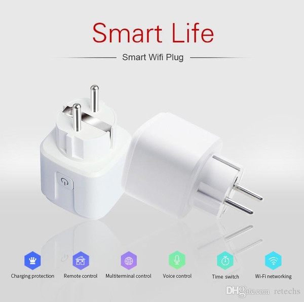 Smart plug,16A EU , wifi, smart with power monitor, wifi wireless smart socket with Google Alexa home voice control