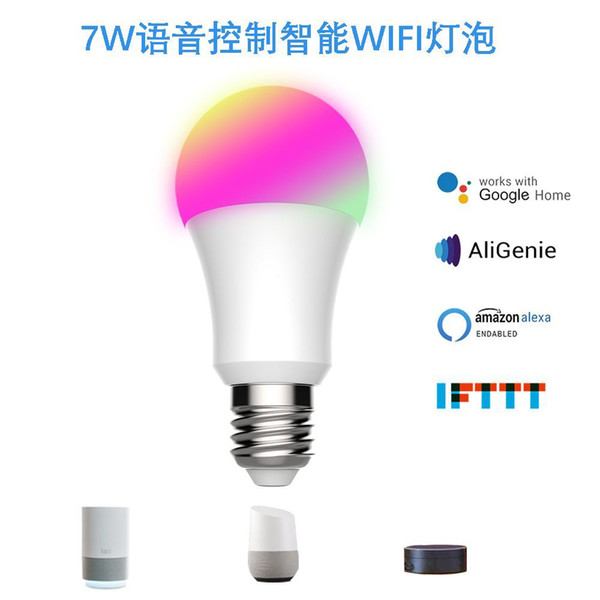 TB85 Magic Blue 7W E27 RGBCW Led Light Bulb Bluetooth 4.0 Smart Lighting Lamp Sperker Color Change Dimmable AC85-265V