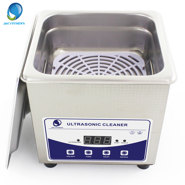 Skymen Stainless Industry Ultrasonic Jewelry Cleaner Bath for Home Use Cleaning Eyeglasses Watches Rings Necklaces 1.3L 60W 40kHz JP-009