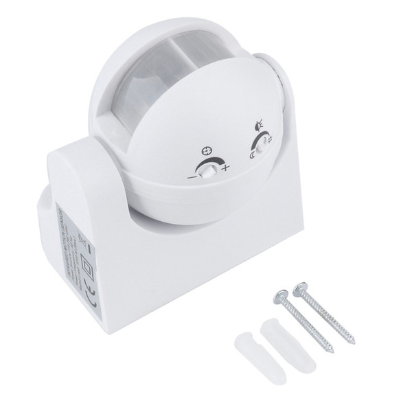 110-240V universal 180 Degree Outdoor IP44 Security PIR Infrared Motion Sensor Detector Movement Switch L15