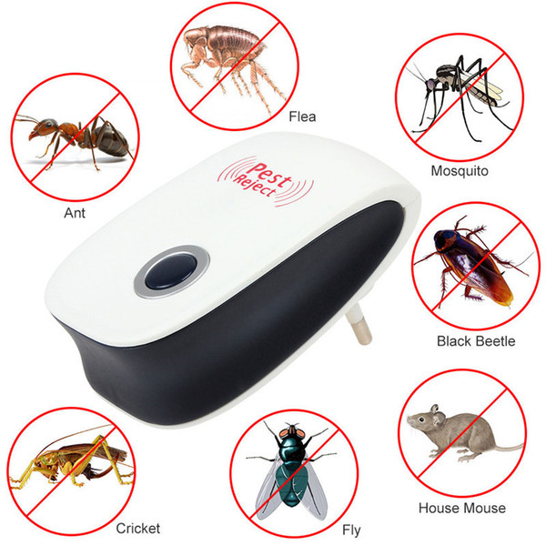 Electronic Ultrasonic Healthy Rechargeble Anti Mosquito Insect Pest Reject Mouse Repellent Repeller Practical Home