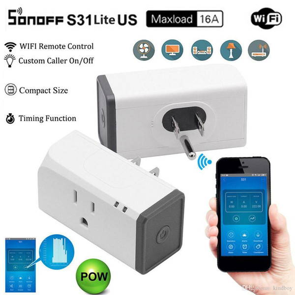 onoff S31 Lite US 16A Mini Smart Wifi Socket Wireless Smart Switch Plug 2.4GHz, 802.11 b/g/n