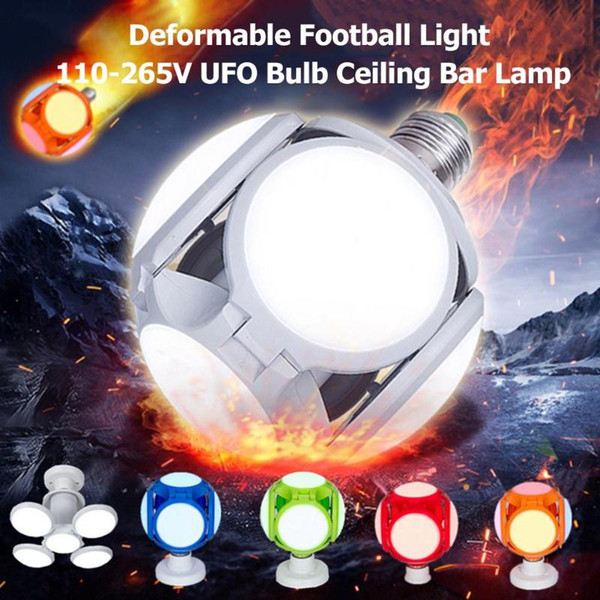 120LED Football Shaped Bulbs Combined Deformation Lamp Indoor Lights Low Power Energy Saving 40W Home Bar Hall Ceiling Light