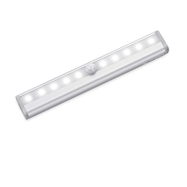 LED Under Cabinet Light PIR Motion Sensor Lamp 6/10 LEDs 98/190mm lighting for Wardrobe Cupboard Closet Kitchen night light