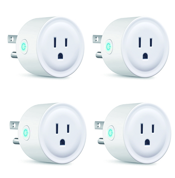 Smart Plug wireless smart wife power plug, work with Alexa, Google Home, IFTTT, remote control without hub required