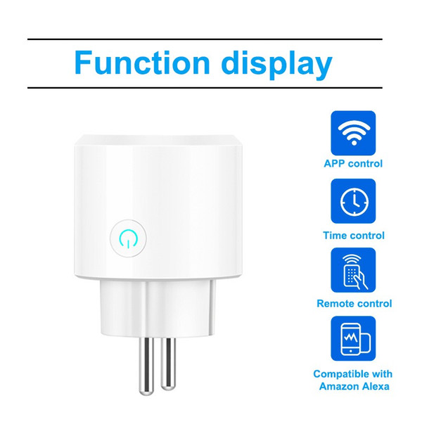 NEW EU Corea Smart Plug Wifi Smart Socket Monitor De Alimentacin Enchufe Funciona Con Google Home Mini Alexa IFTTT