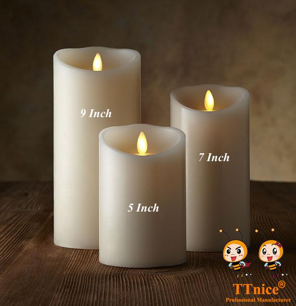 Wholesale-3pcs/set NEW Luminara Remote Flameless Candles for Your Smart Home and Smart Linghting