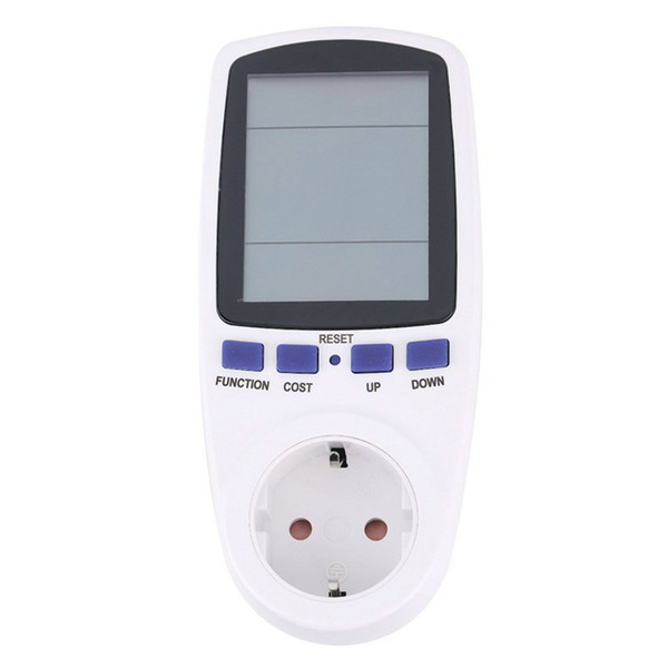 LCD Energy Meter Voltage Wattage Current Monitor Watt Checker Saving Power Electricity Socket Analyzer Electronic Switch