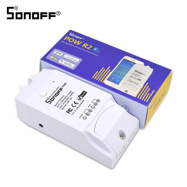 SONOFF POW R2 16A 3500W Wifi Switch Controller Real Time Power Consumption Monitor Measurement For Smart Home Automation