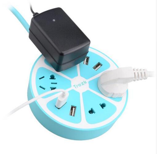 Lemon Design Extension Socket with USB Port Remote Socket for IOS Android Smart Multi-purpose Smart Power Strip Home Electronics