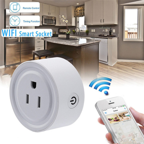 Mini Smart Wifi Wireless Socket Plug Remote Control Power Strip Timing Switch for Smart Home Automation Electronic System