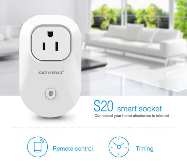 New Orvibo S20 WiFi Smart Socket Smart power plugs EU,US,UK,AU Standard Power Socket Home Automation works with Echo household electrical