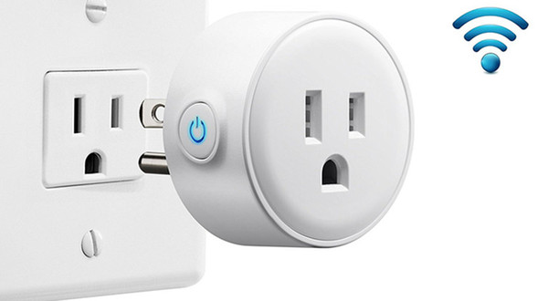 Mini Wifi Smart Plug, Remote Outlet Timer Switches, Control your Devices from Anywhere, No Hub Design, Works with Amazon Alexa