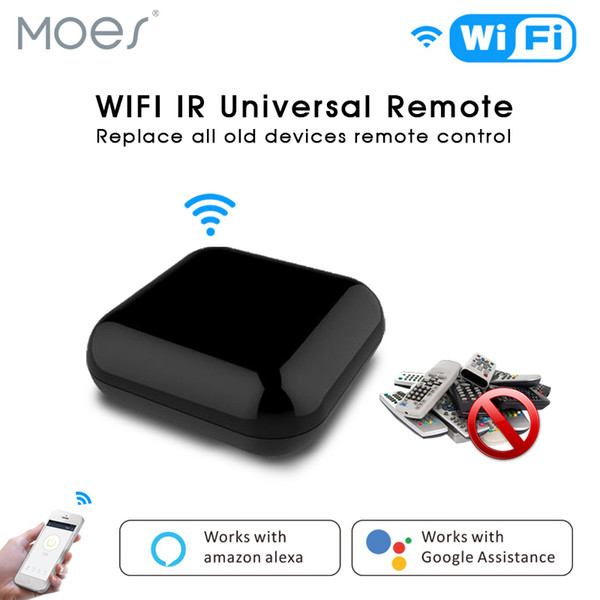 WiFI Smart IR Wireless Remote Control TV Air Condition SAT by Smart Life/Tuya APP,Works with Alexa Echo Google Home