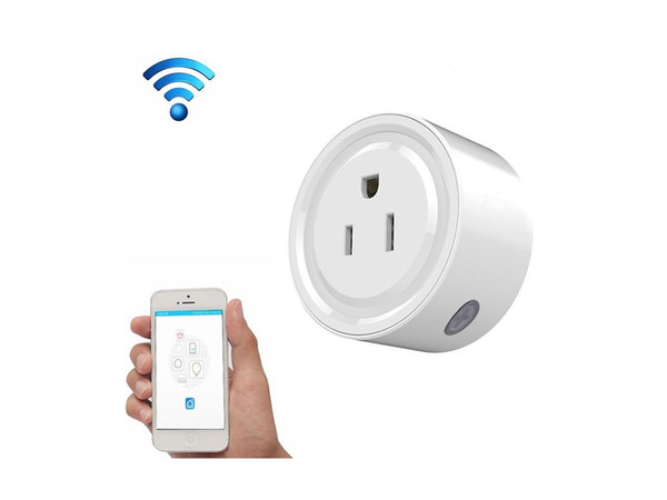 Mini Smart Wifi Wireless Phone Remote Control Repeater Smart AC US Plug Outlet Power Switch Socket Status Tracking Practical