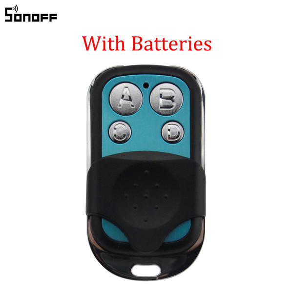 433MHz 4 Channel Sonoff RF Controller ABCD 4 Buttons Sonoff RF Slampher 4CH Pro Electric Remote Key Fob Control