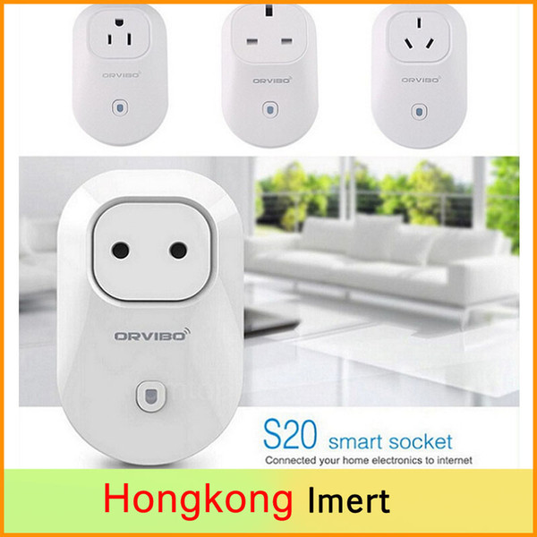 Orvibo S20 EU,US,UK,AU Power Socket WiFi Smart Switch Travel Plug Socket Home Automation app for Android iPhone