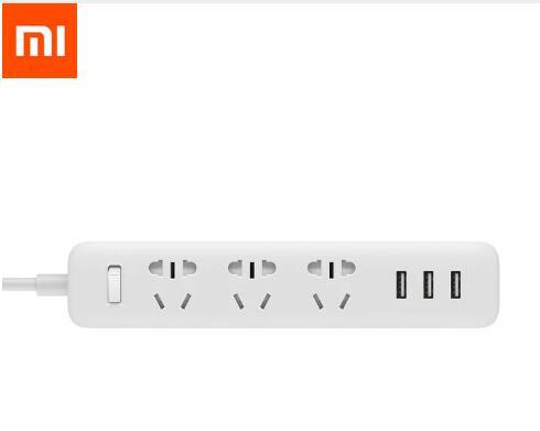 Original Xiaomi Smart Home Electronic Power Strip Socket Fast Charging 3 USB with 3 Sockets Standard Plug Interface Extension EU