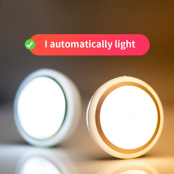 LED Smart night light Infrared PIR Motion Sensor Lights Wall Light Induction Lamp Closet Corridor Magnet Cabinet Lights Auto On/Off