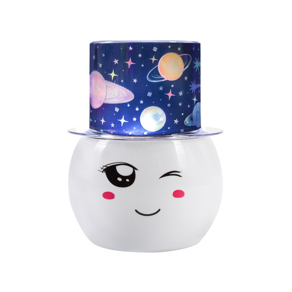 175 Colorful LED Projection Lamp The Seventh Evening Of The Seventh Moon Gift Lover Section Romantic Birthday Gift Rotating Lamp Goods In St