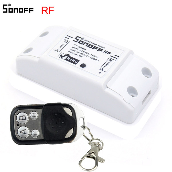 Sonoff RF Wifi Wireless Smart Switch 433Mhz RF Receiver Intelligent Remote Wireless Control Support Google Home Alexa