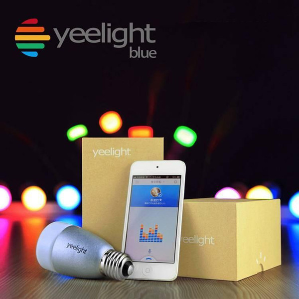 Yeelight Blue II Newest Original Xiaomi Yeelight Blue Smart Light Bulb Controlled by Phone For iOS and Android Support Official Verification