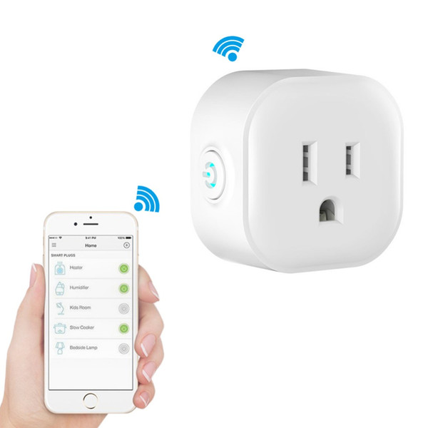 Smart Plug WiFi Enabled Mini Smart Switch Compatible with Amazon Alexa & Google Assistant,No Hub Required,Remote Control Your Devices from A